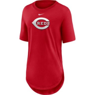 sorry, Nike Women's Cincinnati Reds Red Longline Logo T-Shirt is currently out of stock