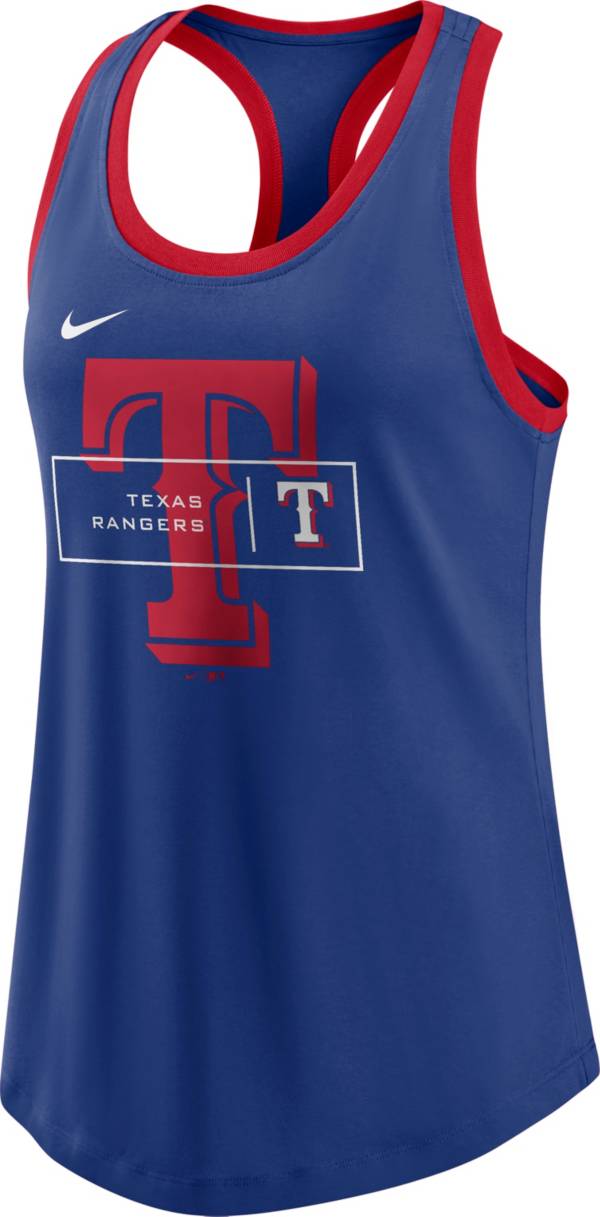 Nike Women's Texas Rangers Blue Logo X-Ray Racerback Tank Top product image