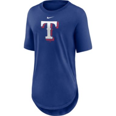 sorry, Nike Women's Texas Rangers Blue Longline Logo T-Shirt is currently out of stock