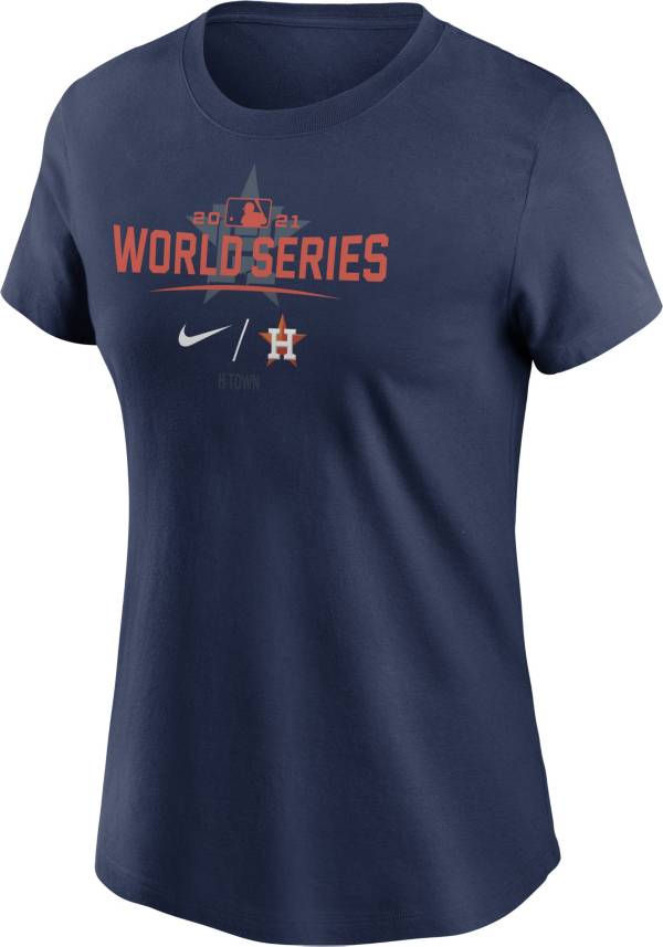 Nike Women's 2021 World Series Bound Houston Astros Crew T-Shirt