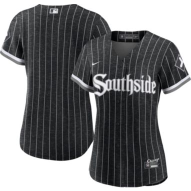sorry, Nike Women's Chicago White Sox Black 2021 City Connect Cool Base Jersey is currently out of stock