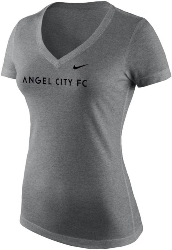 Nike Women's Angel City FC Tri-Blend Grey T-Shirt product image