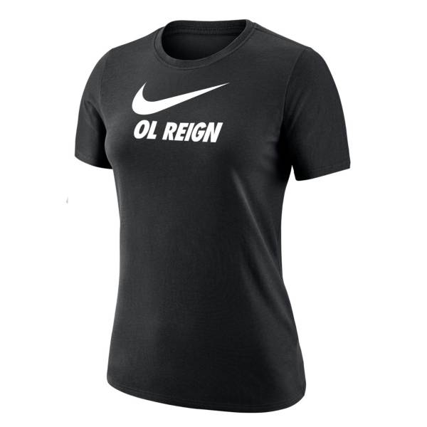 Nike Women's OL Reign FC Swoosh Black T-Shirt product image
