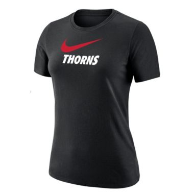 sorry, Nike Women's Portland Thorns Swoosh Black T-Shirt is currently out of stock