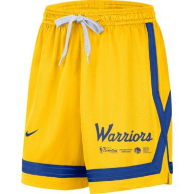 sorry, Nike Women's Golden State Warriors Yellow Courtside Shorts is currently out of stock