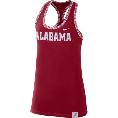 sorry, Nike Women's Alabama Crimson Tide Crimson Dri-FIT Cotton Racer Tank Top is currently out of stock