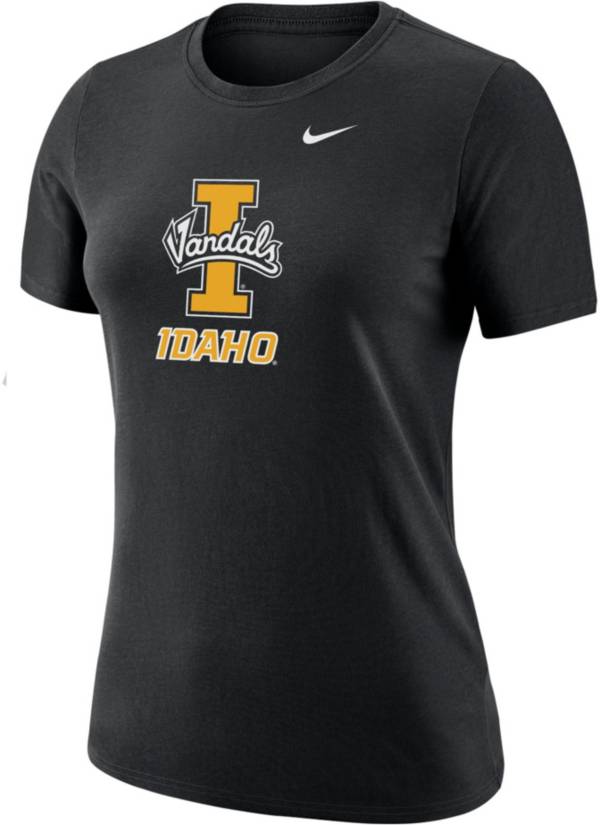 Nike Women's Idaho Vandals Dri-FIT Cotton Black T-Shirt product image