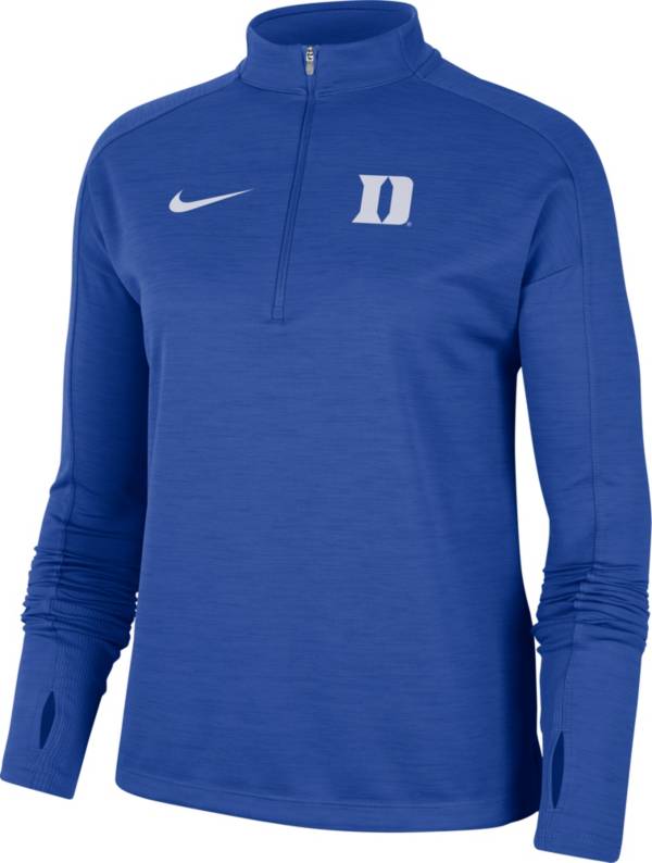 Nike Women's Duke Blue Devils Duke Blue Dri-FIT Pacer Quarter-Zip Shirt