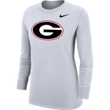sorry, Nike Women's Georgia Bulldogs White Dri-FIT Cotton Long Sleeve T-Shirt is currently out of stock
