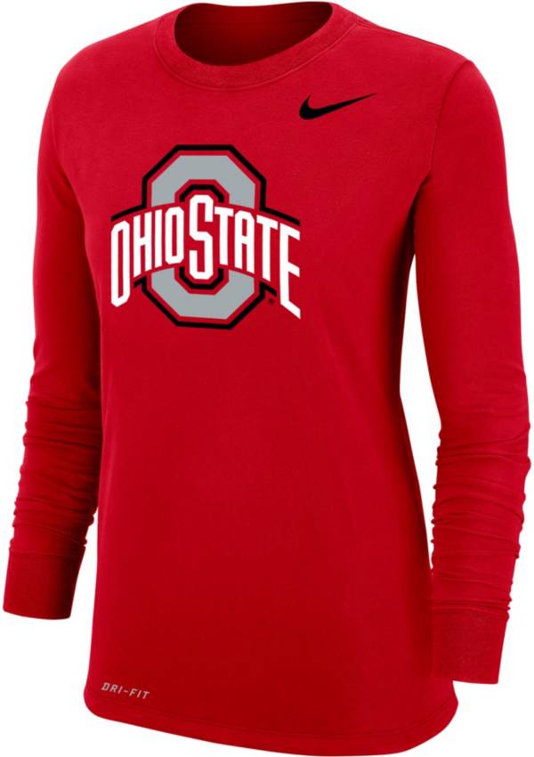 Ohio State Women's Nike College Long-Sleeve T-Shirt.