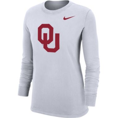 sorry, Nike Women's Oklahoma Sooners White Dri-FIT Cotton Long Sleeve T-Shirt is currently out of stock