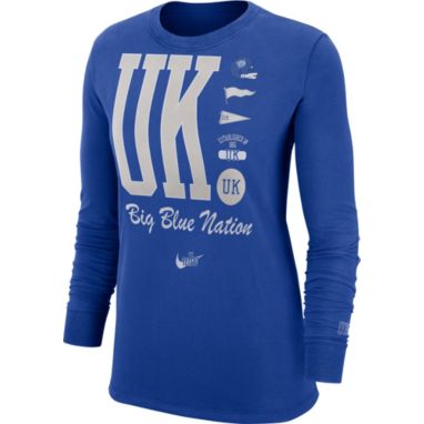 sorry, Nike Women's Kentucky Wildcats Blue Cuff Football Long Sleeve  T-Shirt is currently out of stock