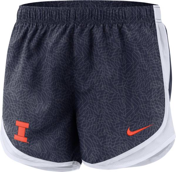 Nike Women's Illinois Fighting Illini Blue Dri-FIT Tempo Shorts