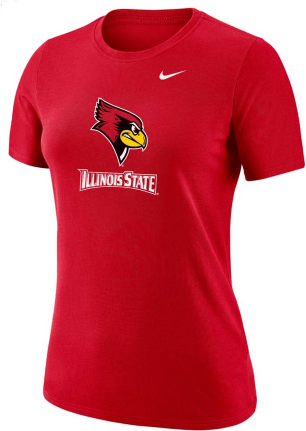 Nike Women's Illinois State Redbirds Red Dri-FIT Cotton T-Shirt product image