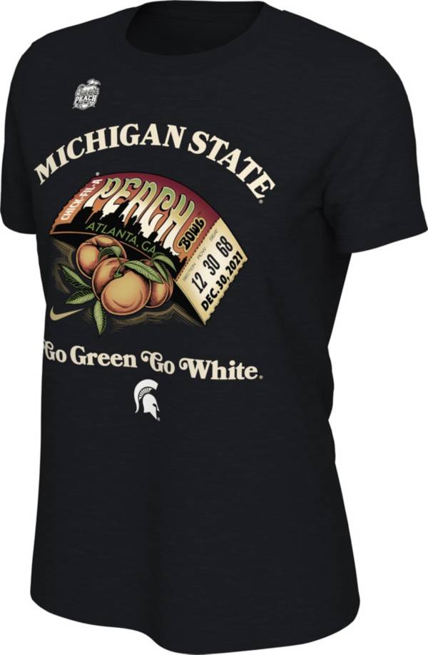 Nike Women's 2021 Chick-fil-A Peach Bowl Bound Michigan State Spartans T-Shirt