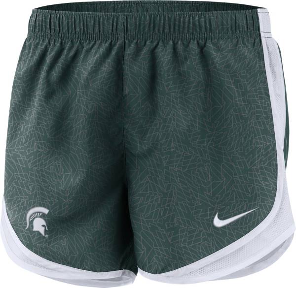 Nike Women's Michigan State Spartans Green Dri-FIT Tempo Shorts product image