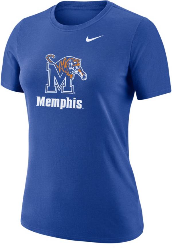 Nike Women's Memphis Tigers Blue Dri-FIT Cotton T-Shirt