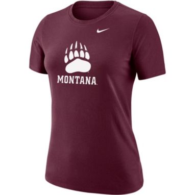 sorry, Nike Women's Montana Grizzlies Maroon Dri-FIT Cotton T-Shirt is currently out of stock