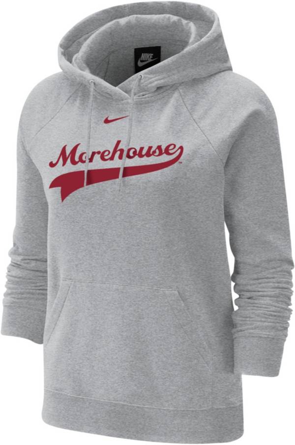 Nike Women s Morehouse College Maroon Tigers Grey Varsity Pullover Hoodie