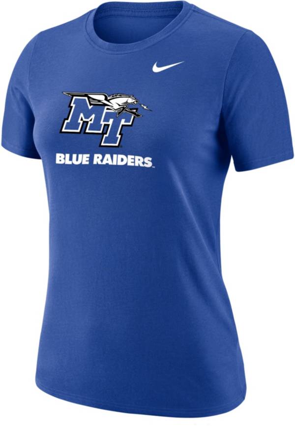 Nike Women's Middle Tennessee State Blue Raiders Blue Dri-FIT Cotton T-Shirt product image