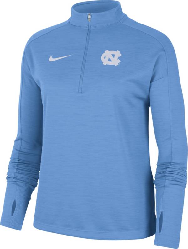 Nike Women's North Carolina Tar Heels Carolina Blue Dri-FIT Pacer Quarter-Zip Shirt