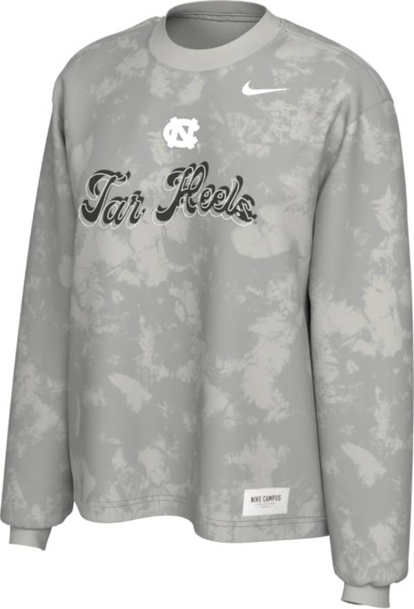Nike Women's North Carolina Tar Heels Grey Boxy Long Sleeve T-Shirt product image