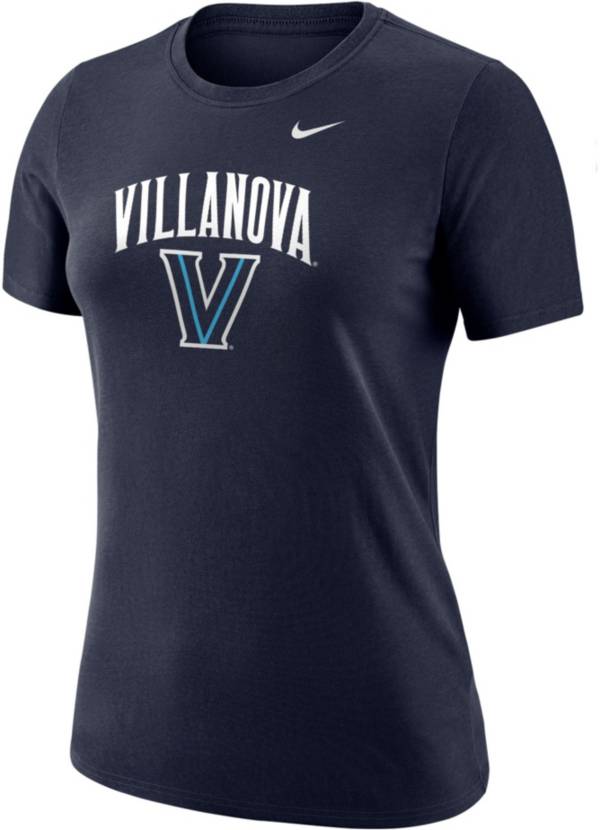 Nike Women's Villanova Wildcats Navy Dri-FIT Cotton T-Shirt