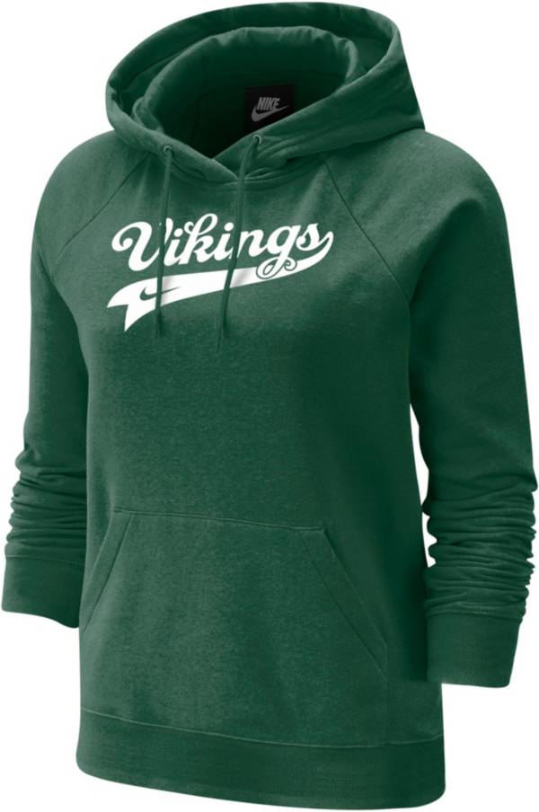 Nike Women's Portland State Vikings Green Varsity Pullover Hoodie ...