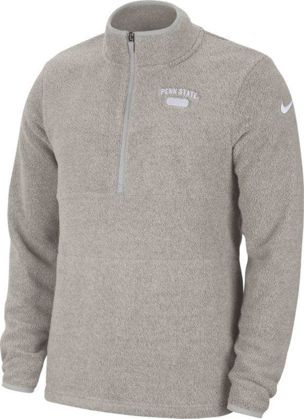 Nike Women's Penn State Nittany Lions Grey Half-Zip Fleece Jacket product image