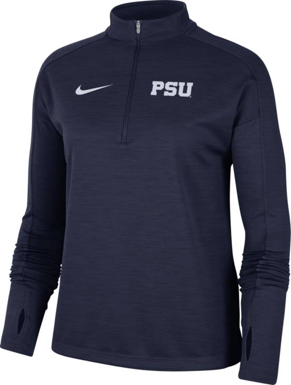 Nike Women's Penn State Nittany Lions Blue Dri-FIT Pacer Quarter-Zip Shirt product image