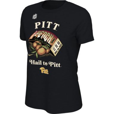 sorry, Nike Women's 2021 Chick-fil-A Peach Bowl Bound Pitt Panthers T-Shirt is currently out of stock