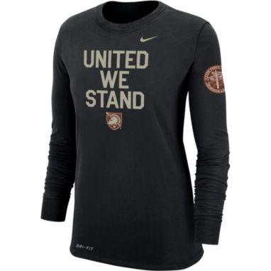 sorry, Nike Women's Army West Point Black Knights Rivalry Collection Army Black Long Sleeve T-Shirt is currently out of stock
