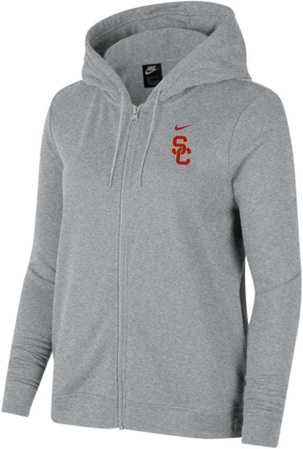 Nike Women's USC Trojans Grey Varsity Full-Zip Hoodie product image