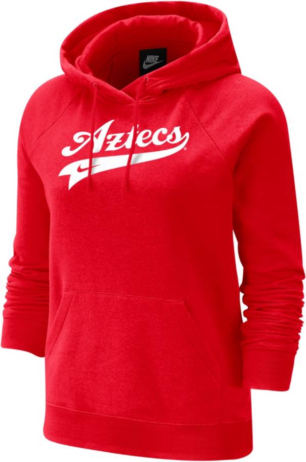 Nike Women's San Diego State Aztecs Scarlet Varsity Pullover Hoodie product image