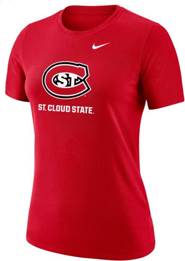 Nike Women's St. Cloud State Huskies Spirit Red Dri-FIT Cotton T-Shirt product image