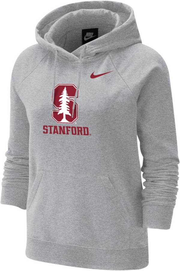 Nike Women's Stanford Cardinal Grey Varsity Pullover Hoodie product image