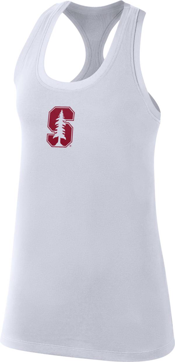 Nike Women's Stanford Cardinal White Racerback Tank Top product image