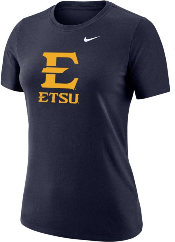 Nike Women's East Tennessee State Buccaneers Navy Dri-FIT Cotton T-Shirt product image
