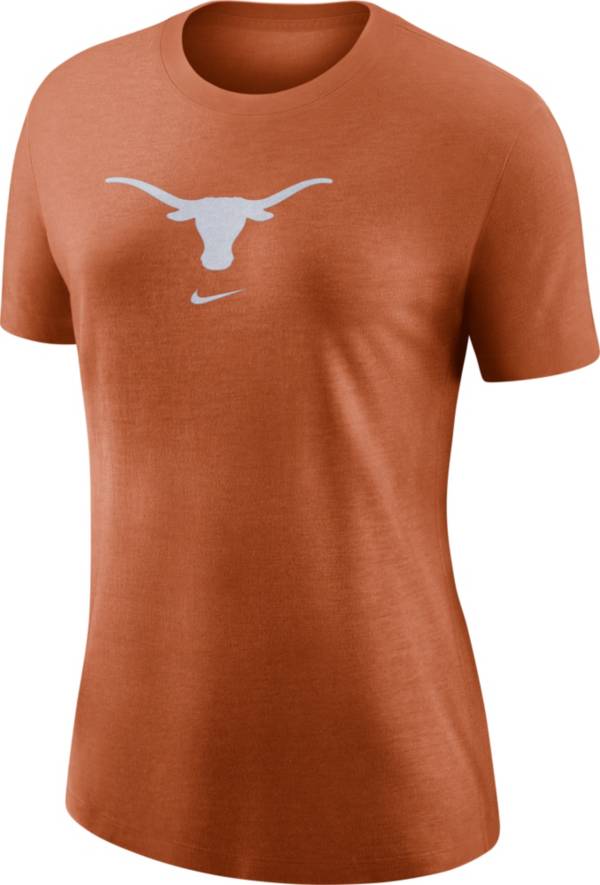 Nike Women's Texas Longhorns Burnt Orange Logo Crew T-Shirt product image