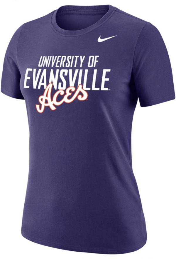 Nike Women's Evansville Purple Aces Purple Dri-FIT Cotton T-Shirt product image