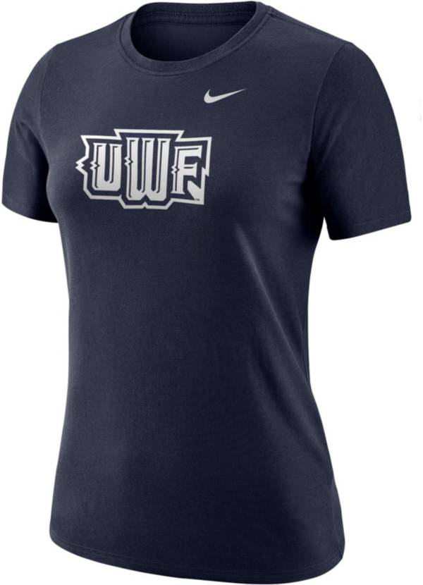 Nike Women's West Florida Argonauts Navy Dri-FIT Cotton T-Shirt
