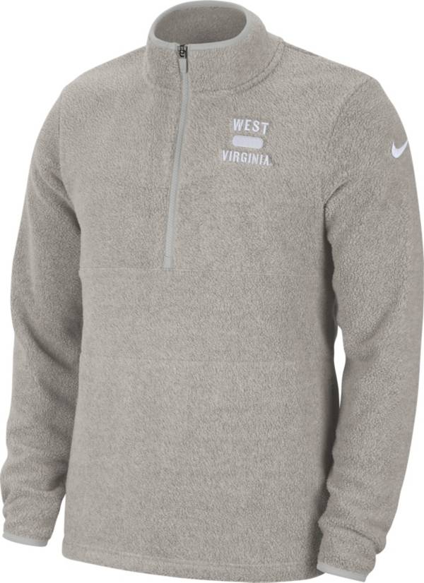 Nike Women's West Virginia Mountaineers Grey Half-Zip Fleece Jacket product image