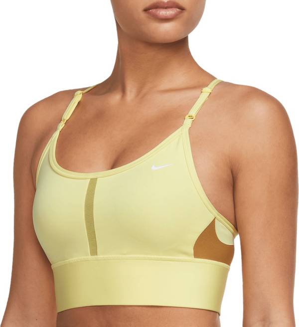 Nike Women's Indy Mesh Inset Sports Bra Gray Size X-Small