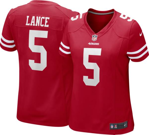 Nike Women's San Francisco 49ers Trey Lance Red #5 Game Jersey product image