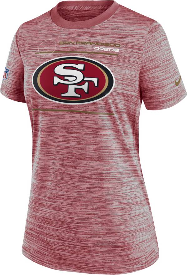 Nike Women's San Francisco 49ers Sideline Legend Velocity Red Performance T-Shirt