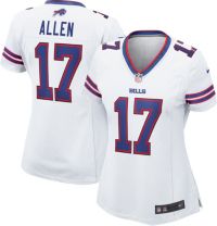 White josh allen clearance jersey