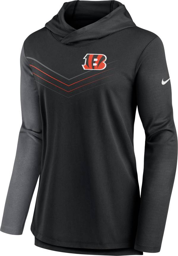 Nike Women's Cincinnati Bengals Black Chevron Pullover Hoodie