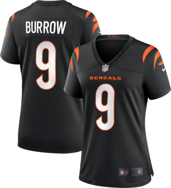 Nike Women's Cincinnati Bengals Joe Burrow #9 Black Game Jersey