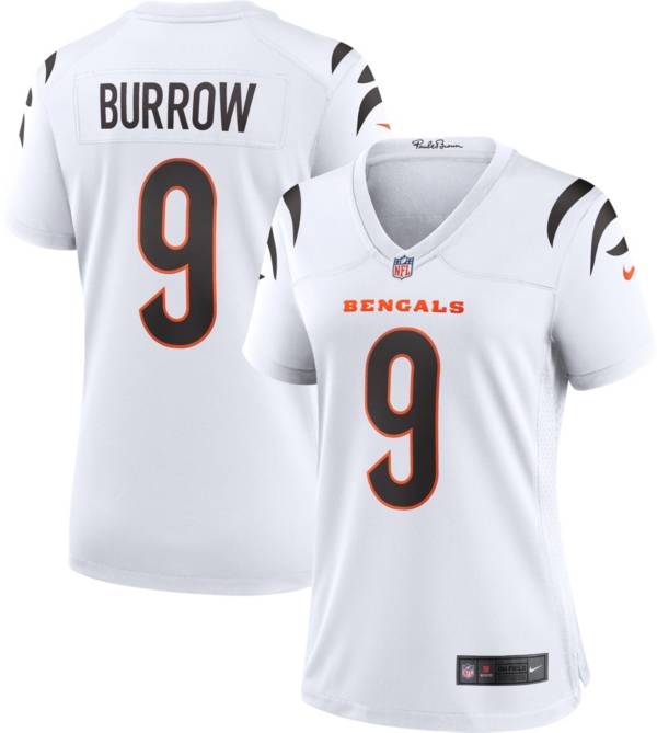 Nike Women's Cincinnati Bengals Joe Burrow #9 White Game Jersey