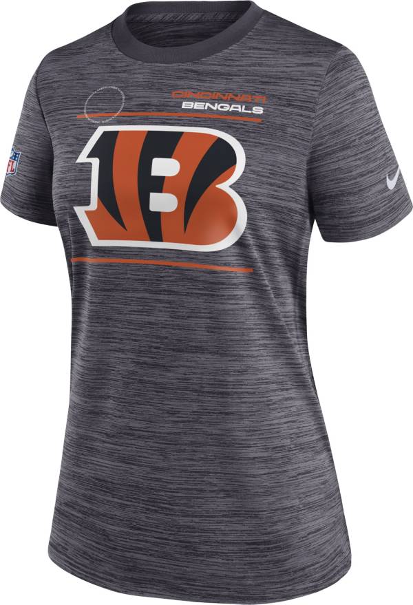 Nike Women's Cincinnati Bengals Sideline Legend Velocity Black Performance T-Shirt